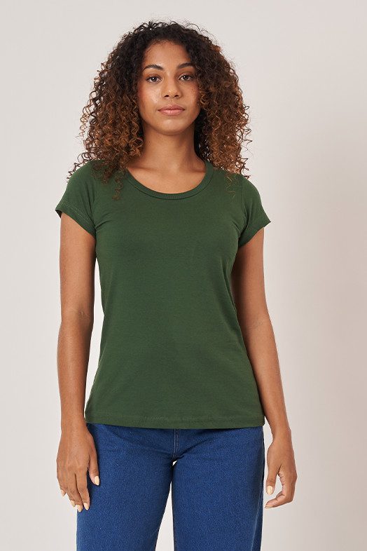 Camiseta Feminina Sintese Caveiras Frontal - Imagem 4
