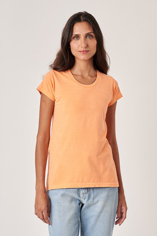 Camiseta Ferminina Estonada Sintese Caveira - Imagem 11