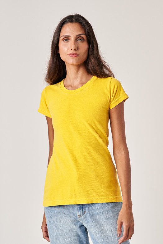 Camiseta Ferminina Estonada Sintese Caveira - Imagem 10