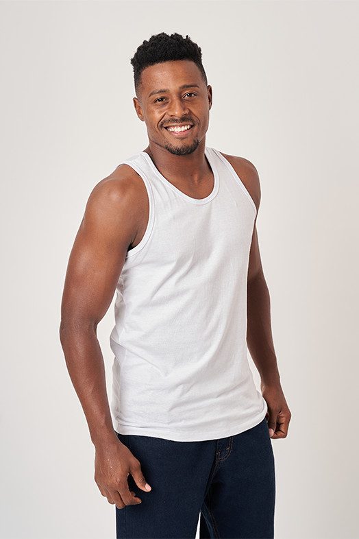 Camiseta Masculina Regata Quality Caveiras Frontal - Imagem 6