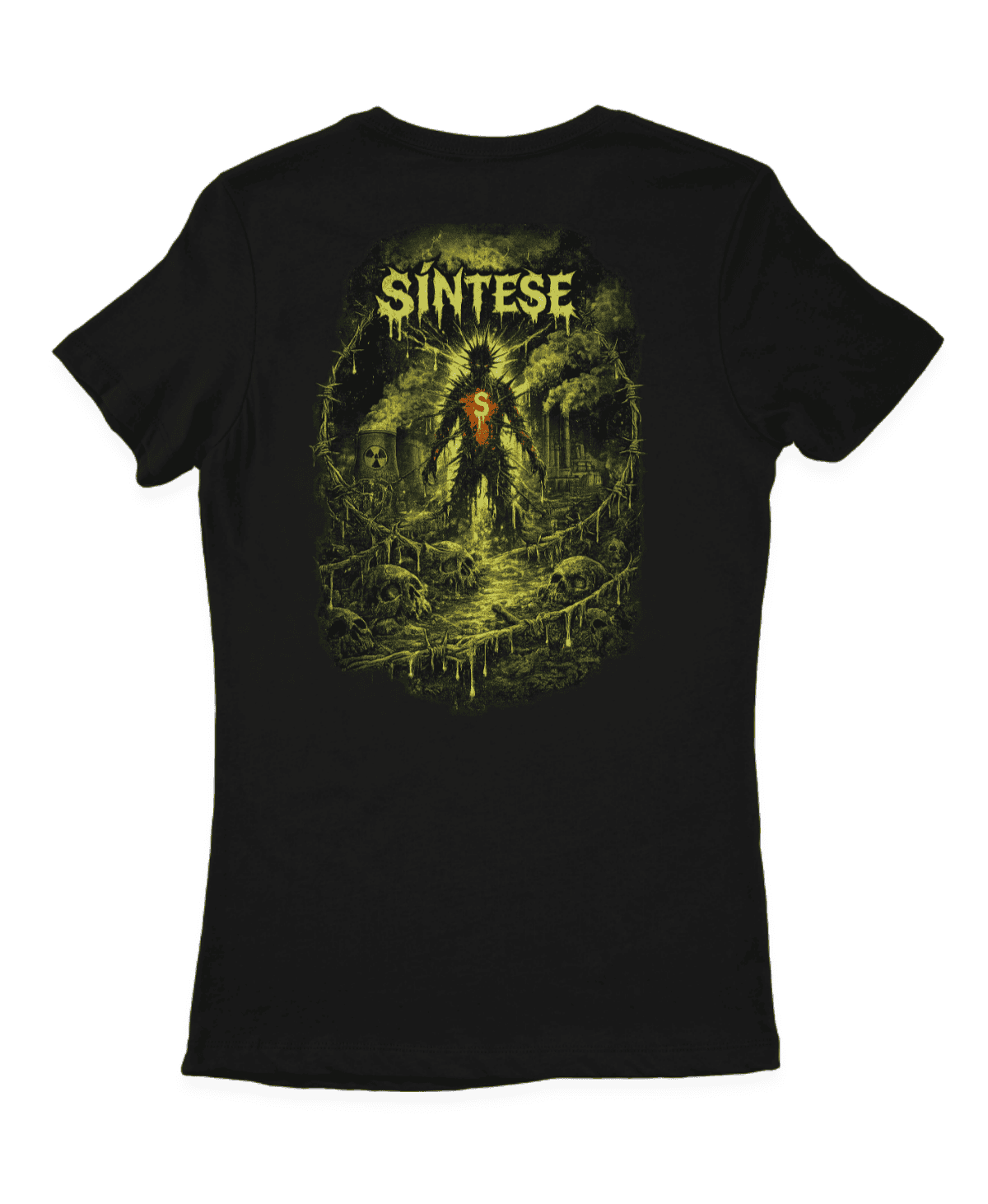 Camiseta Feminina Sintese Caveiras Frontal - Imagem 16