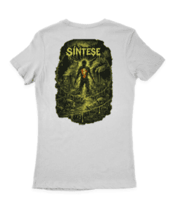 Camiseta Feminina Sintese Caveiras Frontal