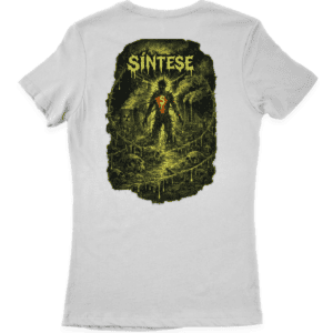 Camiseta Feminina Sintese Caveiras Frontal