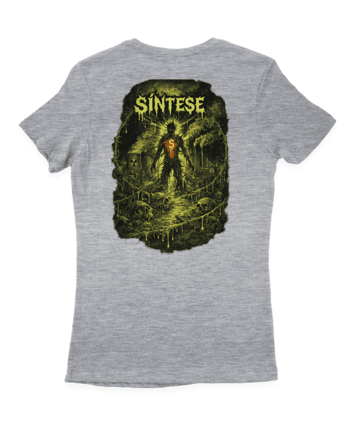 Camiseta Feminina Sintese Caveiras Frontal - Imagem 10
