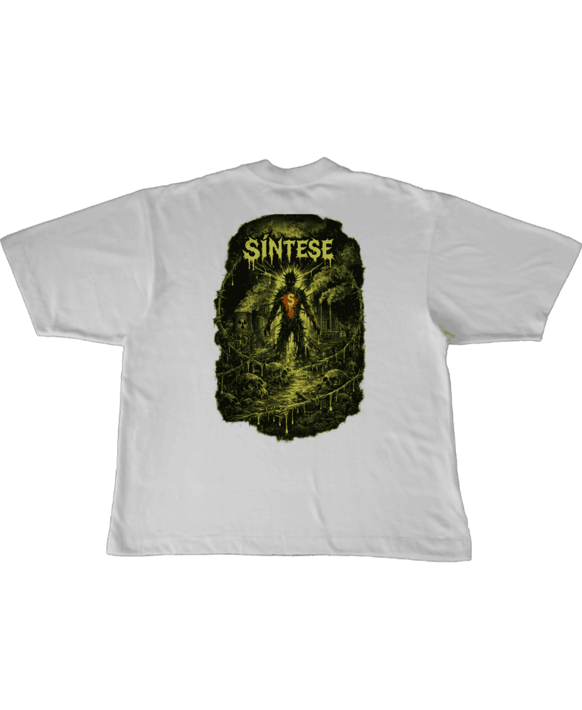 Camiseta Oversize Sintese Caveiras - Imagem 9