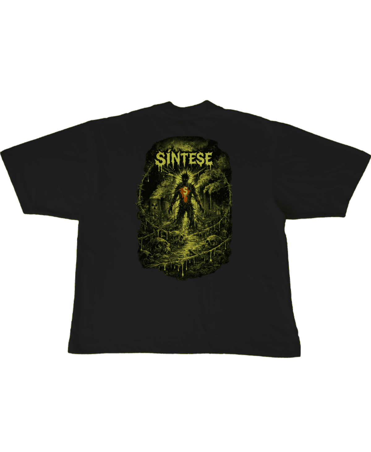 Camiseta Oversize Sintese Caveiras - Imagem 4