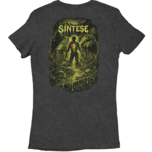 Camiseta Ferminina Estonada Sintese Caveira