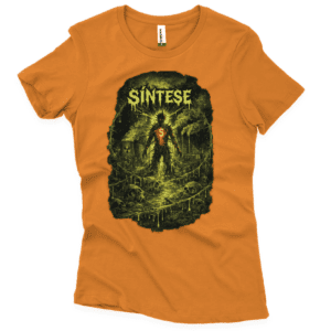Camiseta Feminina Sintese Caveiras