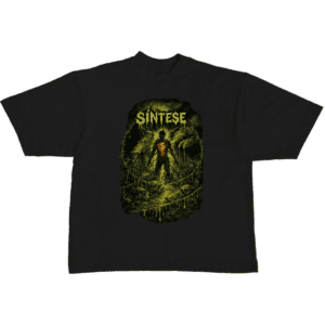 Camiseta Oversize Sintese Caveiras Frontal