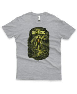Camiseta Plusize Sintese Caveiras Frontal