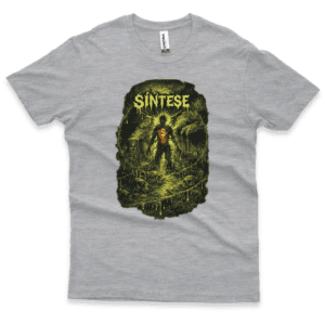Camiseta Plusize Sintese Caveiras Frontal