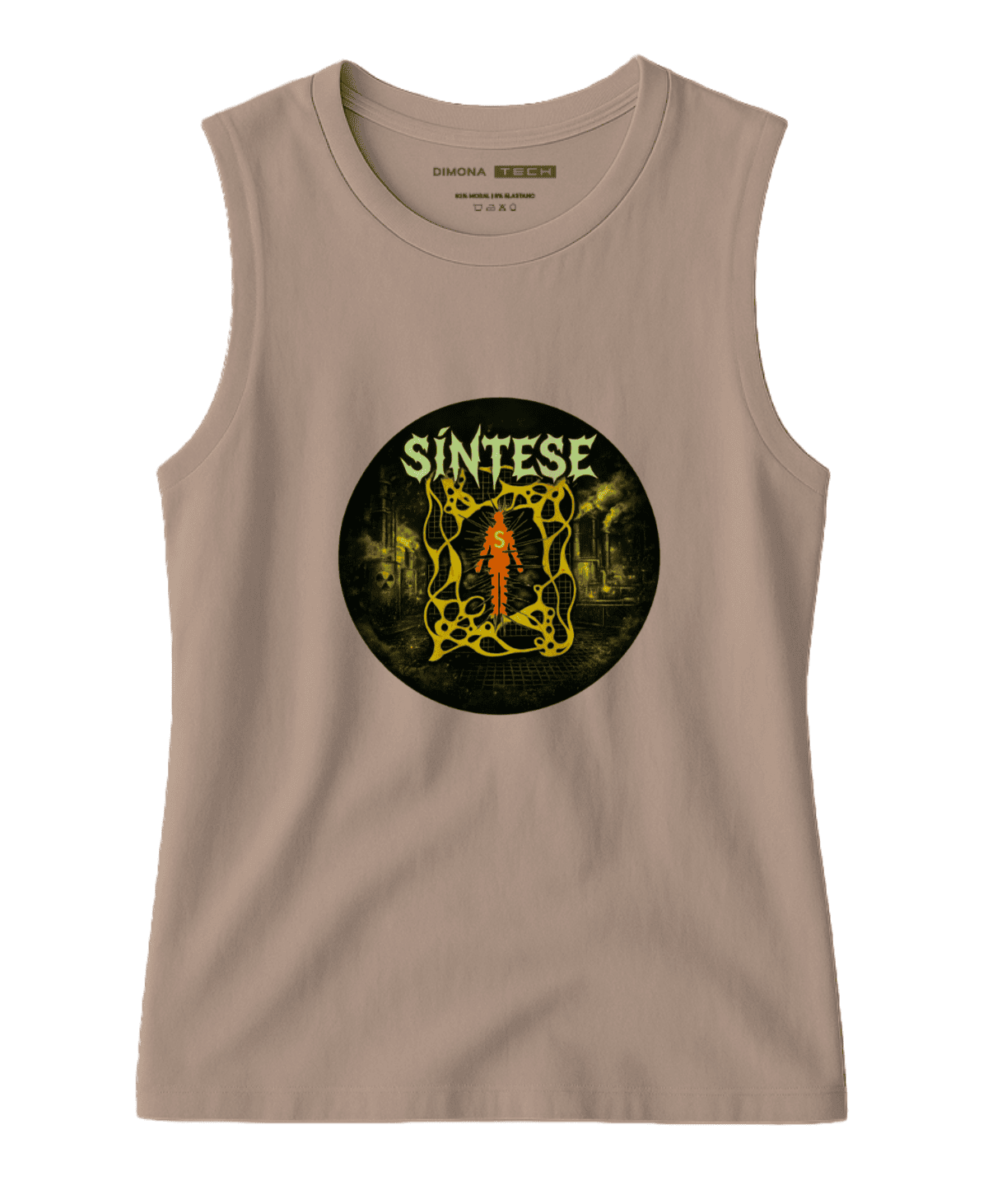 Camiseta Masculina Regata Tech Logo Oficial Sintese - Imagem 8