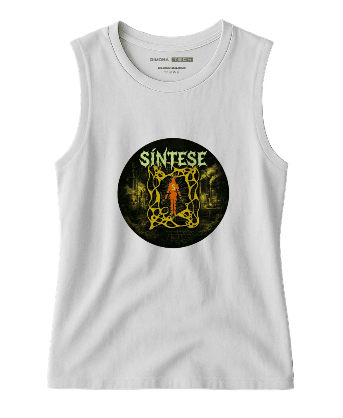 Camiseta Masculina Regata Tech Logo Oficial Sintese - Imagem 11