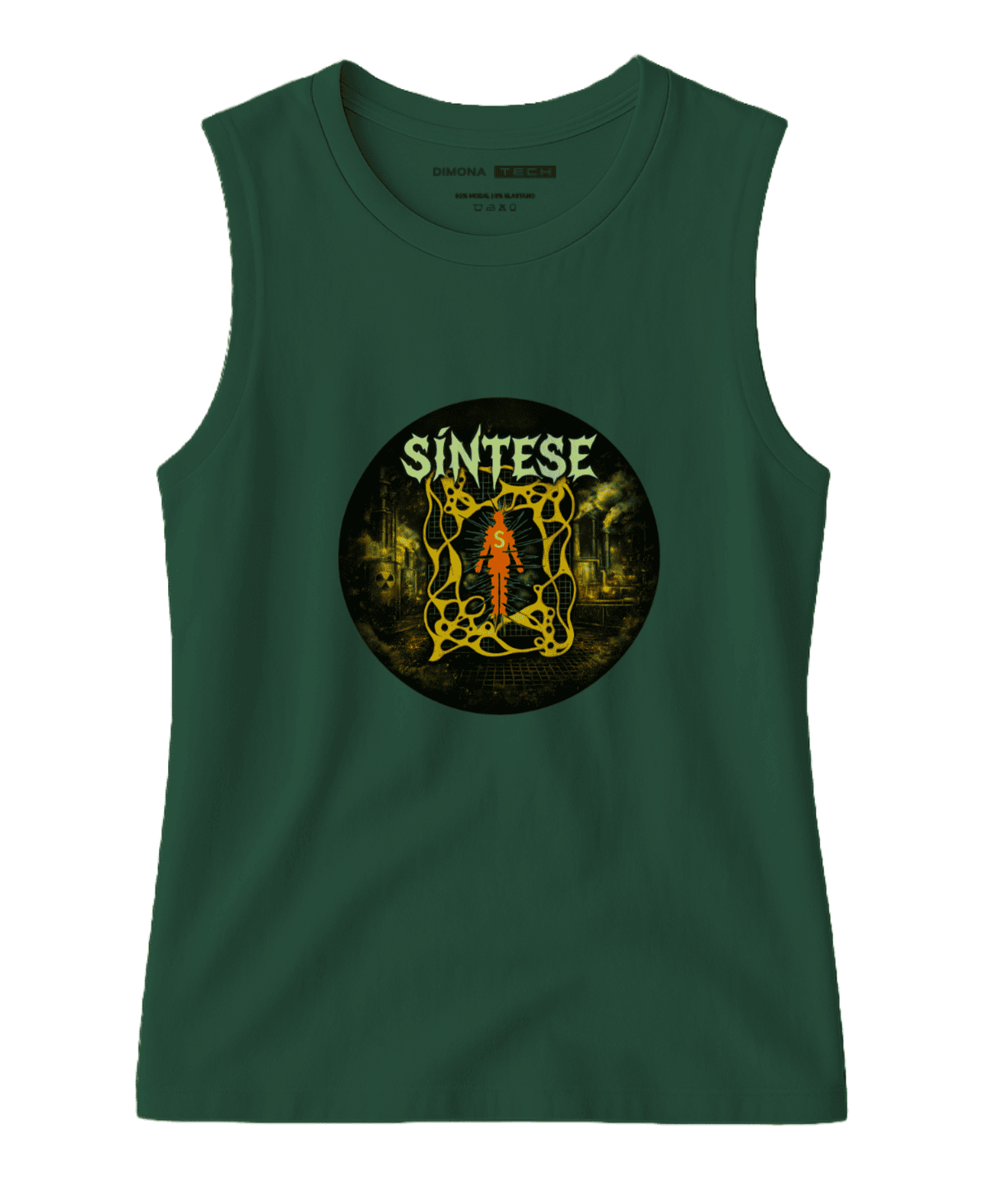 Camiseta Masculina Regata Tech Logo Oficial Sintese