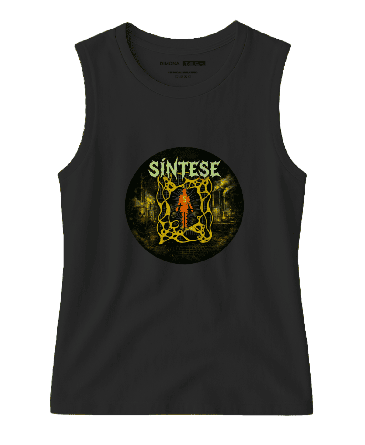 Camiseta Masculina Regata Tech Logo Oficial Sintese - Imagem 9