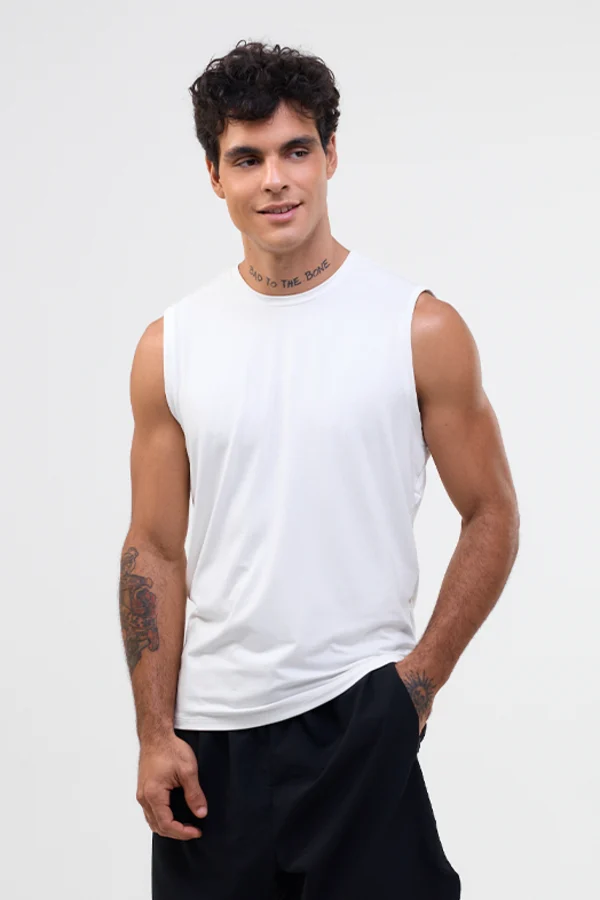 Camiseta Masculina Regata Tech Caveiras Frontal Sintese - Imagem 4