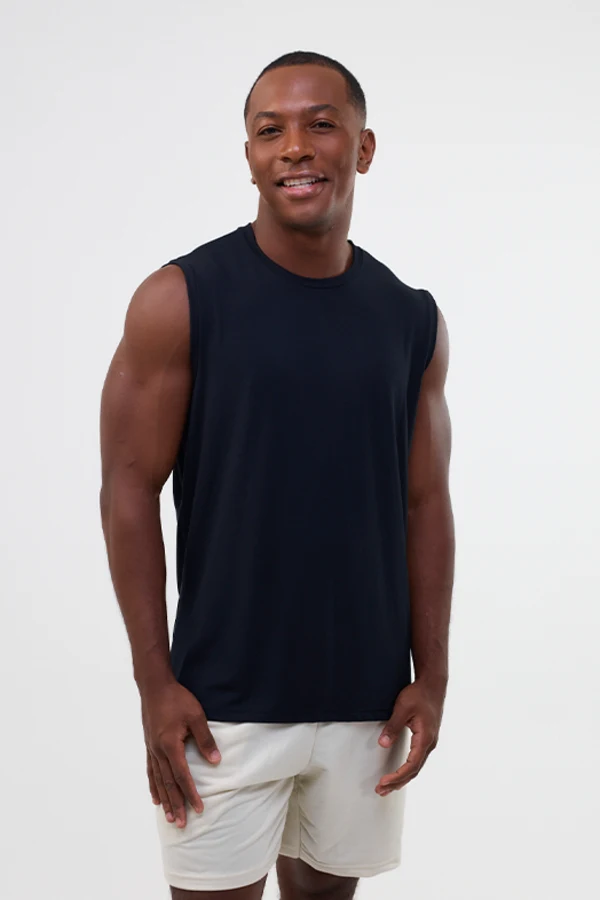 Camiseta Masculina Regata Tech Caveiras Frontal Sintese - Imagem 3
